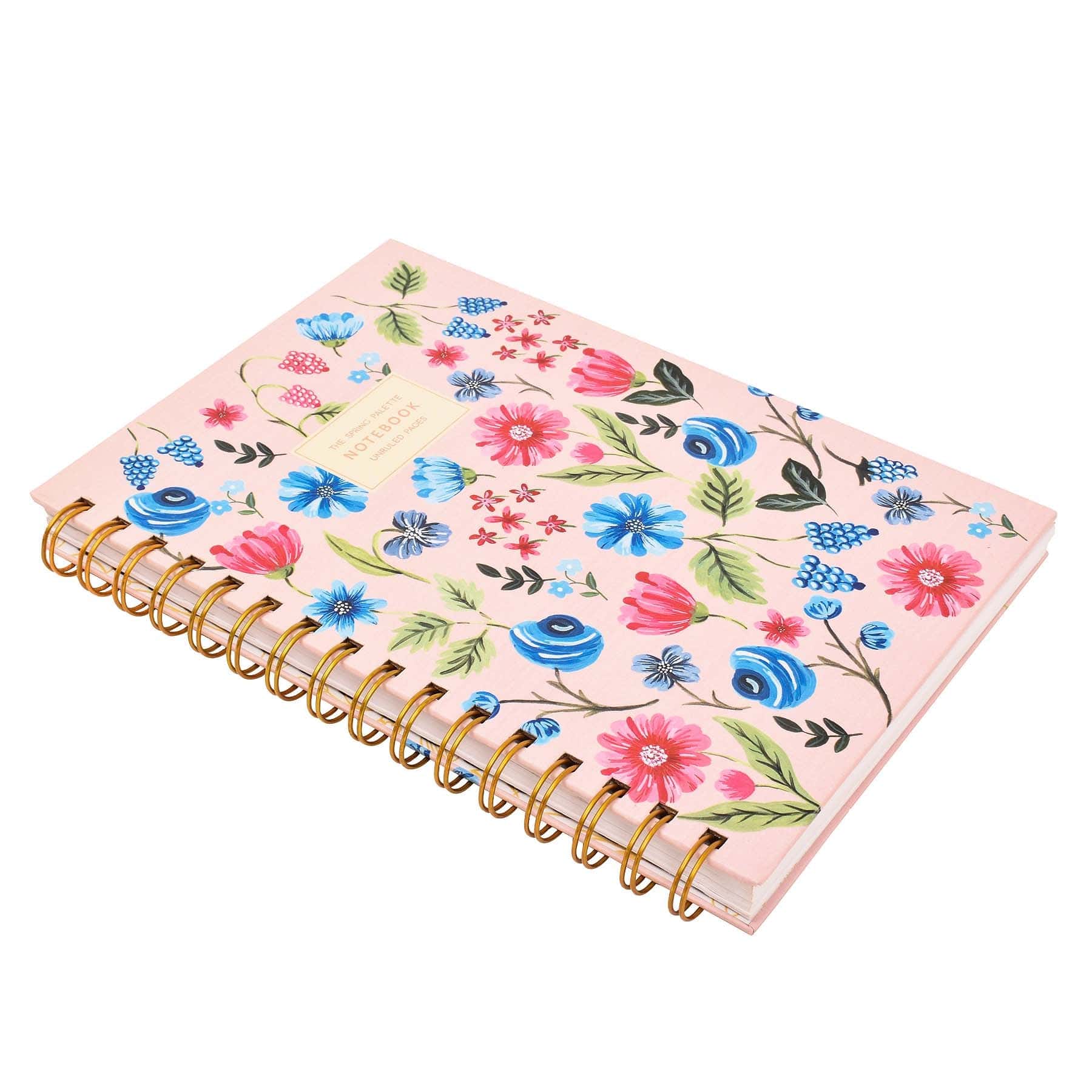 THE SPRING PALETTE Stationery Amore Hard-Bound Spiral Notebook