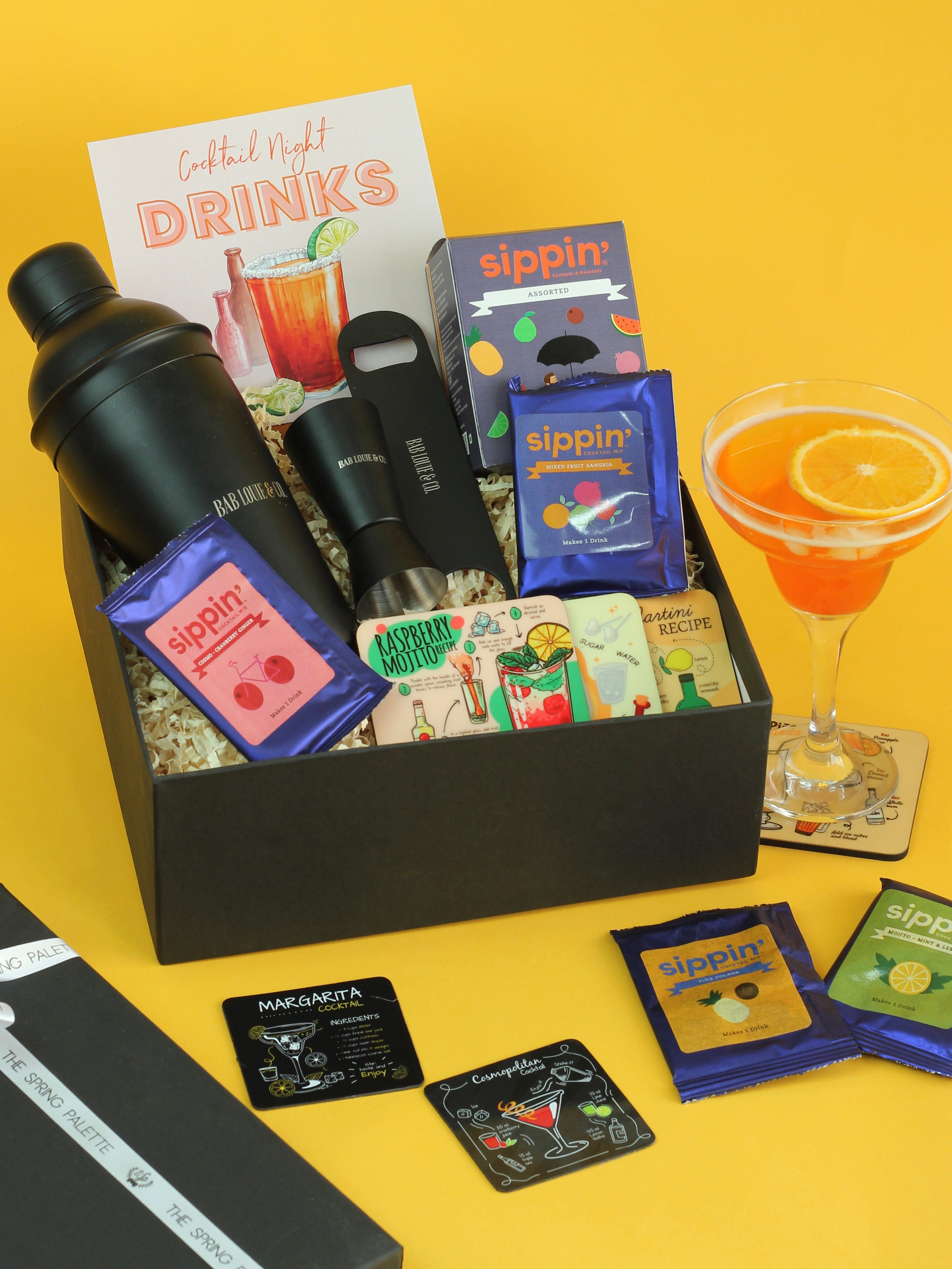 The Spring Palette Gift Cocktail Lovers Gift Hamper