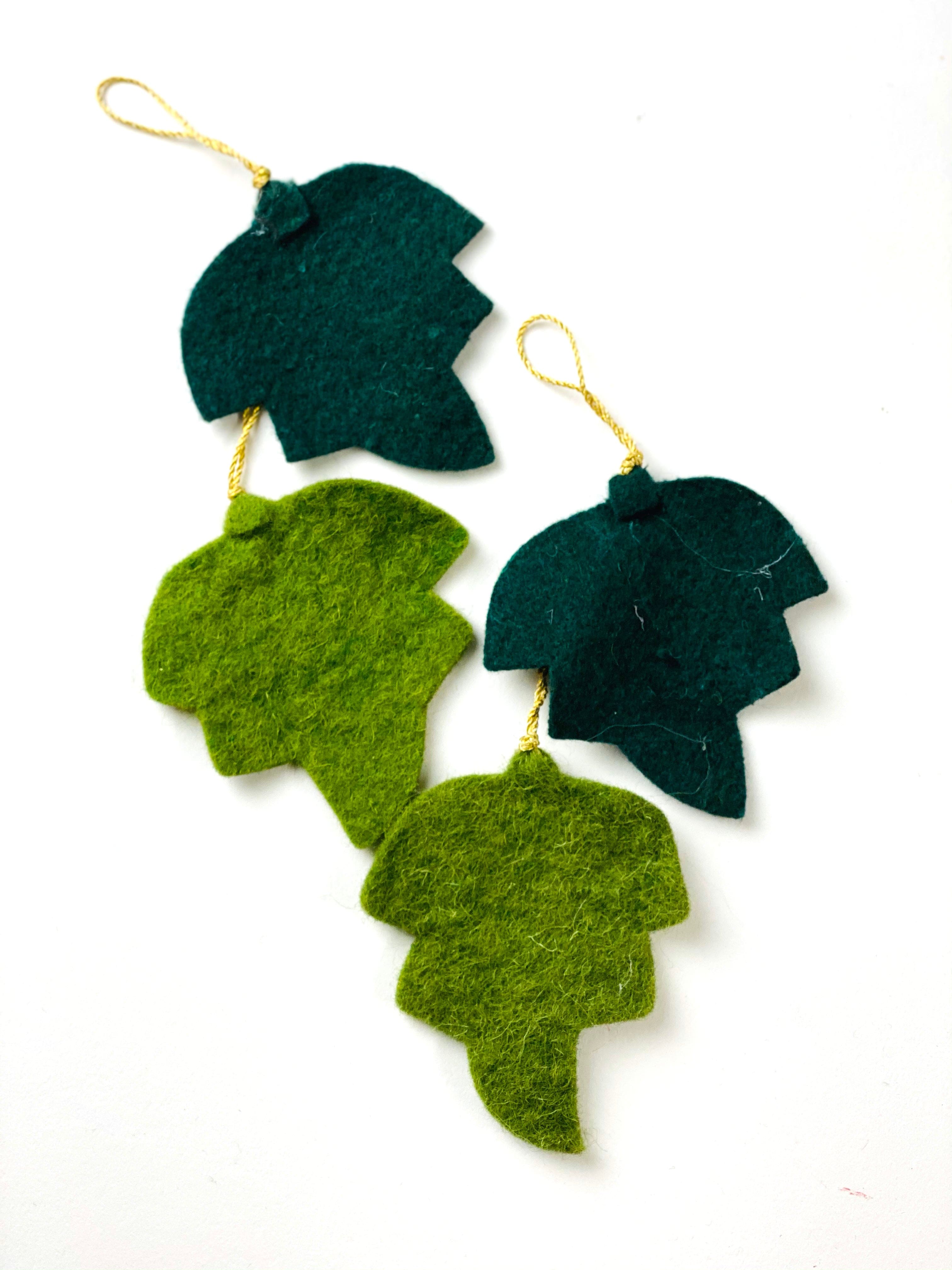 Leafy Ornament (Set Of 4) - The Spring Palette