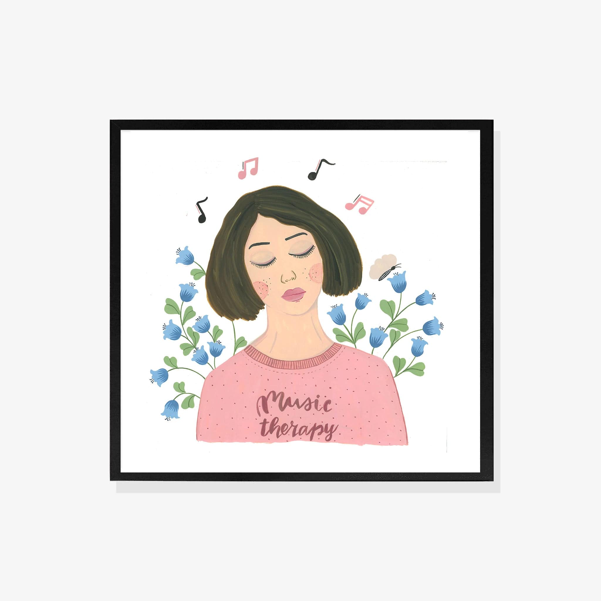 Music Therapy Art Print | Wall Art - The Spring Palette