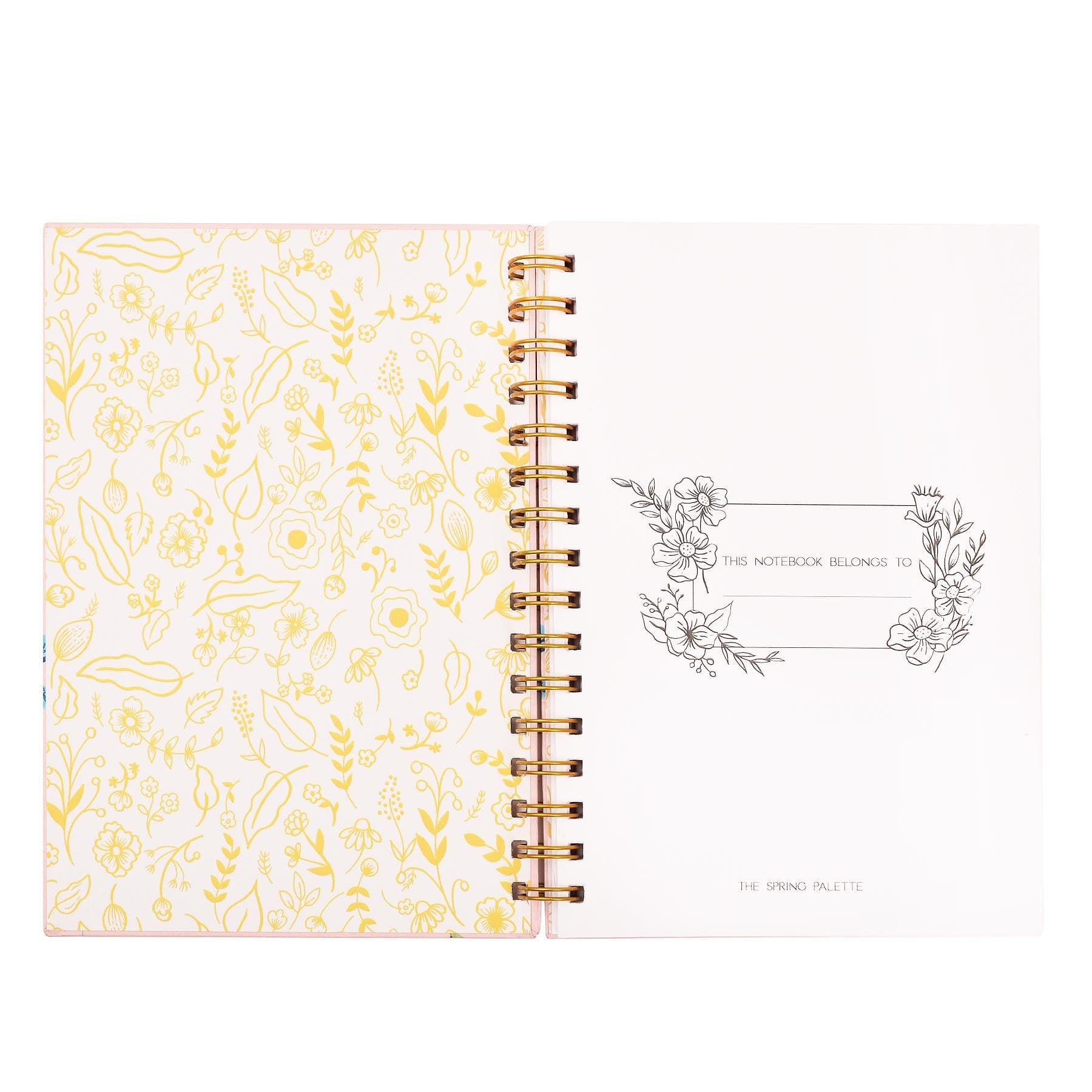 THE SPRING PALETTE Stationery Plant Your Dreams Hard-bound Spiral Notebook