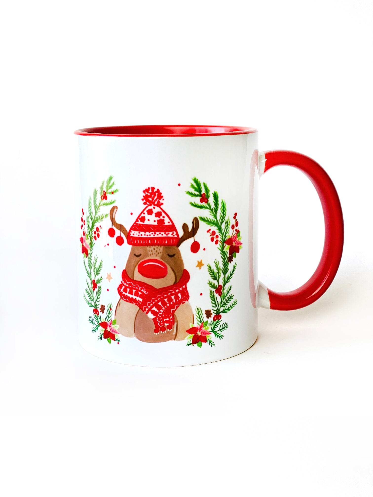 Rudolph®-Shaped Kids Mugs, Set of 4